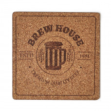 Підставка сервірувальна Mazhura Brew House MZ-731423 9.5х9.5 см бежева