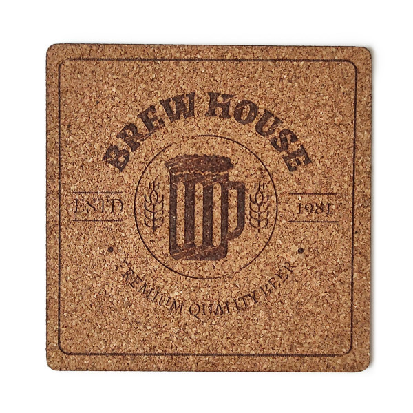 Підставка сервірувальна Mazhura Brew House MZ-731423 9.5х9.5 см бежева