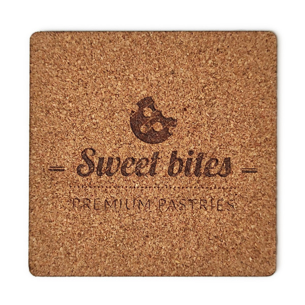 Підставка сервірувальна Mazhura Sweet Bites MZ-731429 9.5х9.5 см бежева
