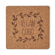 Підставка сервірувальна Mazhura Vegan Good MZ-731437 9.5х9.5 см бежева