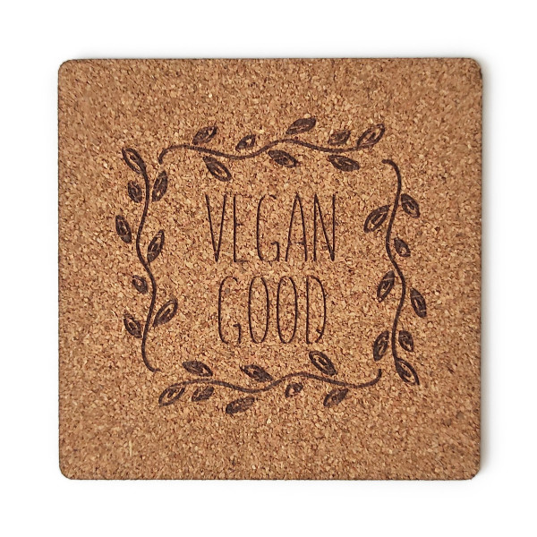 Підставка сервірувальна Mazhura Vegan Good MZ-731437 9.5х9.5 см бежева