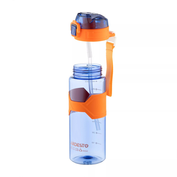 Пляшка для води Ardesto Fitness AR2280ED 800 мл синя