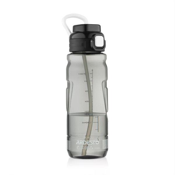 Пляшка для води Ardesto Sport AR2210EG 1000 мл чорна