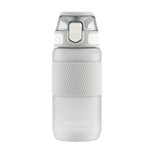 Пляшка для води Ardesto Spring AR2260SG 600 мл сіра