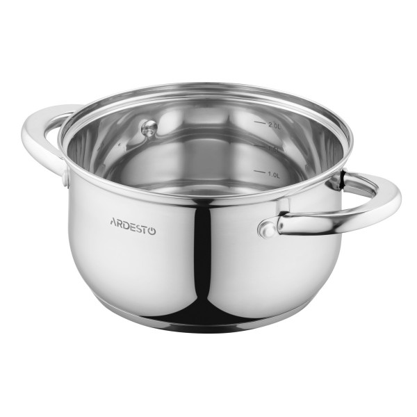 Каструля з кришкою Ardesto Gourmet AR-1923-GSS 18 см 2.3 л