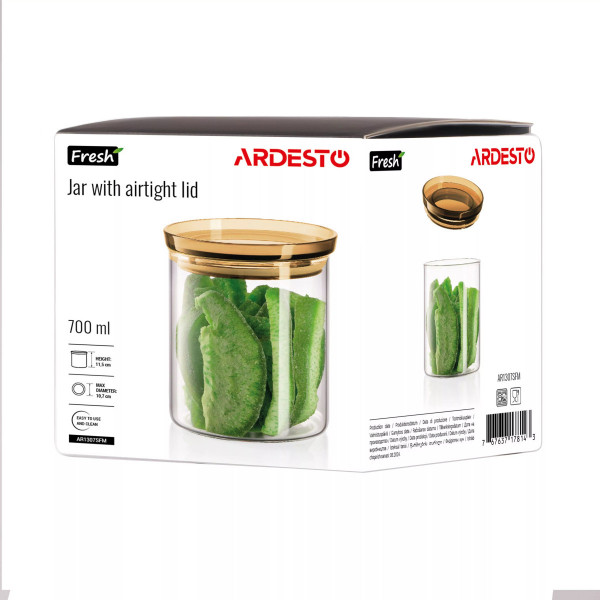 Банка для сипучих кругла Ardesto Fresh AR1307SFM 700 мл