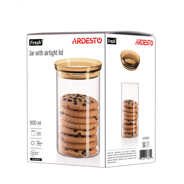 Банка для сипучих кругла Ardesto Fresh AR1309SFM 900 мл