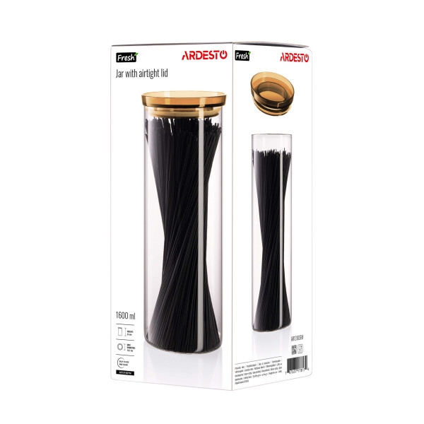 Банка для сипучих кругла Ardesto Fresh AR1316SFM 1600 мл