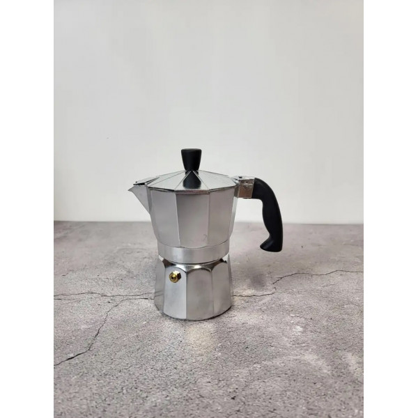Гейзерна кавоварка Gusto Сomo GU-1000-3 150 мл 3 чашки сіра