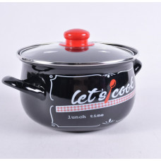 Каструля емальована Gusto Lets Сook GT-T-116-LСB 16 см 2.1 л