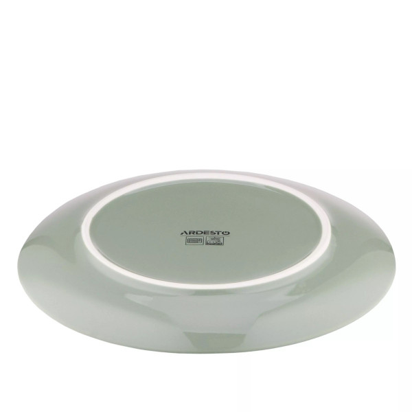 Тарілка десертна Ardesto Capri AR0519CG 19.2 см зелена
