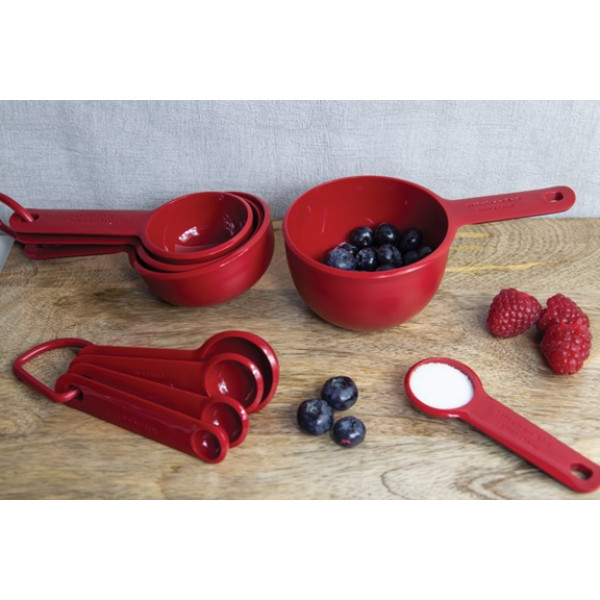 Набір мірних ковшиків KitchenAid Universal KQG058OHERE 4 шт червоний