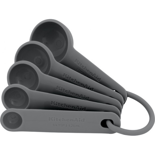 Набор мерных ложек KitchenAid Coreline KQG057OHCGG 5 шт серый