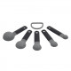Набор мерных ложек KitchenAid Coreline KQG057OHCGG 5 шт серый