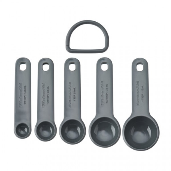 Набор мерных ложек KitchenAid Coreline KQG057OHCGG 5 шт серый