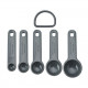 Набор мерных ложек KitchenAid Coreline KQG057OHCGG 5 шт серый