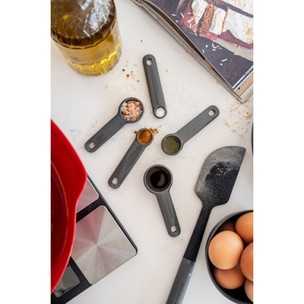 Набор мерных ложек KitchenAid Coreline KQG057OHCGG 5 шт серый