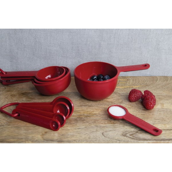 Набір мірних ложок KitchenAid Universal KQG057OHERE 5 шт червоний