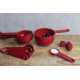 Набір мірних ложок KitchenAid Universal KQG057OHERE 5 шт червоний