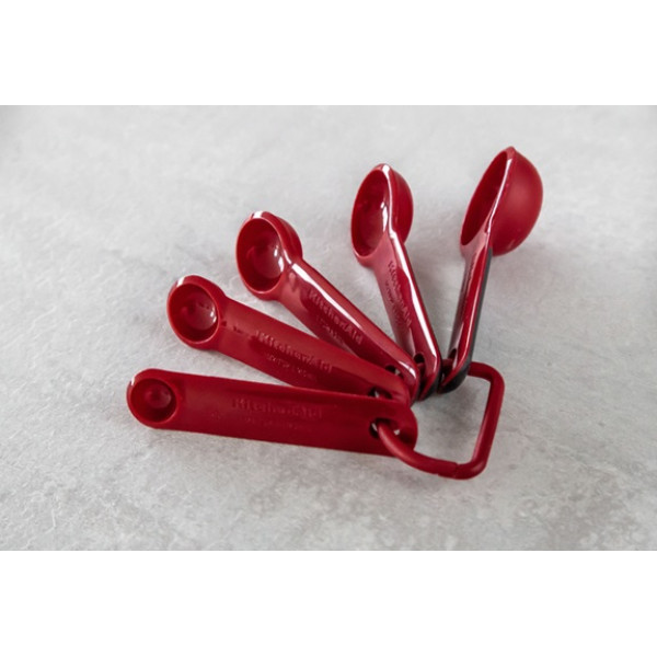 Набір мірних ложок KitchenAid Universal KQG057OHERE 5 шт червоний