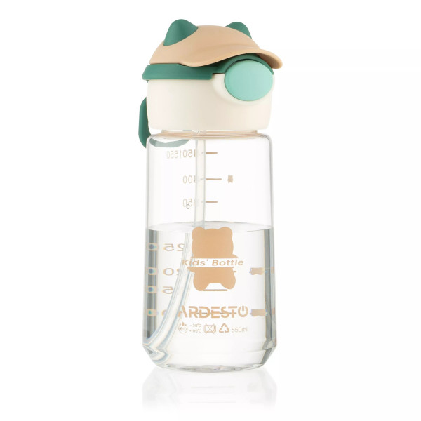 Пляшка для води Ardesto Bear AR2255BE 550 мл зелена