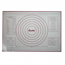 Килимок силіконовий для випічки Gusto GT-4565-2-burgundy 45х65 см бордовий