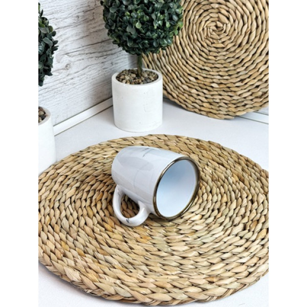 Кружка Intrendo Maritimo Golden rim white IN0036MAR 360 мл біла