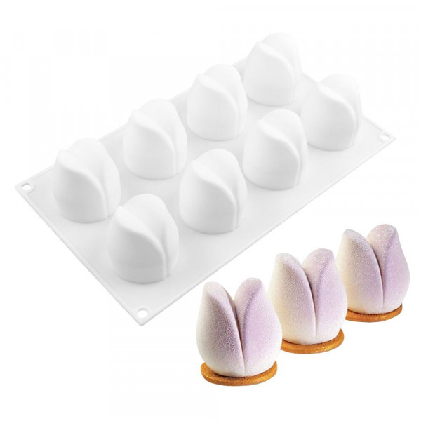 Силіконова форма Тюльпан SNS siliСone JSС3088 29.9х17,4 см