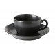 Чашка з блюдцем Seasons Black 213-222105-Bl 2 предмети чорна