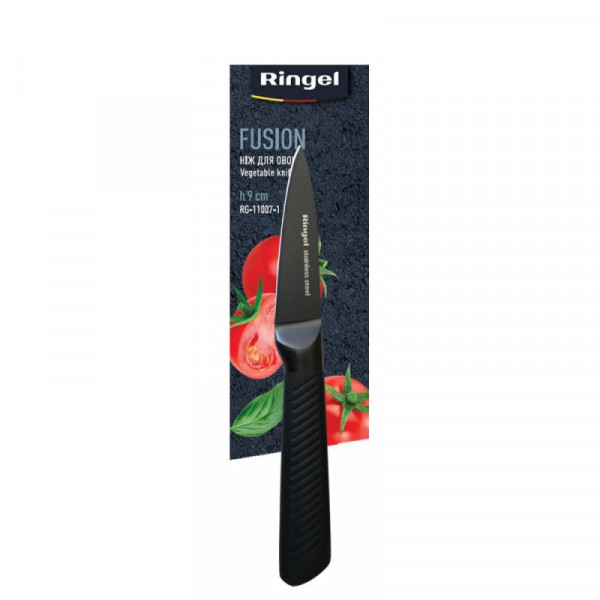 Ніж овочевий Ringel Fusion RG-11007-1 9 см чорний