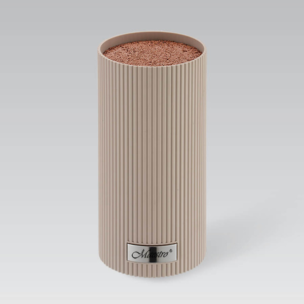 Колода для ножів Maestro MR-1437-Beige 22 см бежевий