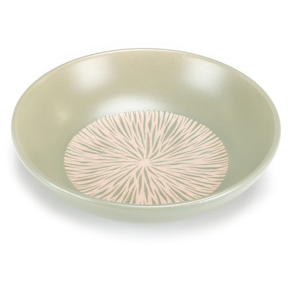 Тарілка глибока Holmer Herb SP-01205-GP 20.5 см оливкова