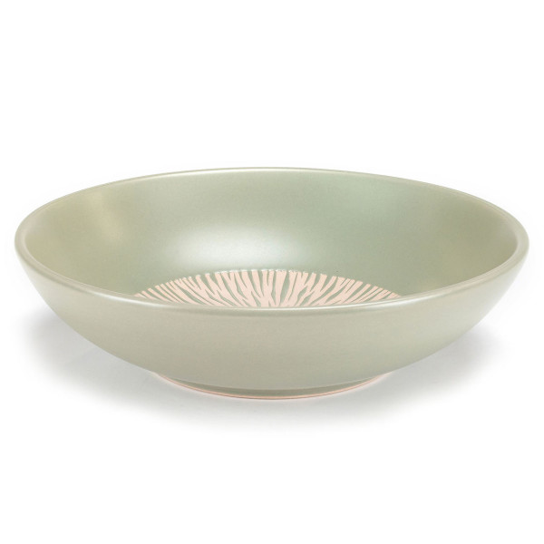 Тарілка глибока Holmer Herb SP-01205-GP 20.5 см оливкова