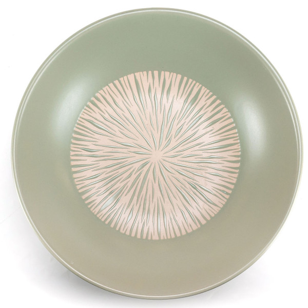 Тарілка глибока Holmer Herb SP-01205-GP 20.5 см оливкова