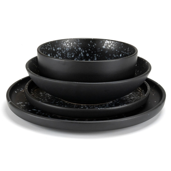 Тарілка глибока Holmer Volcano SP-01205-BD 20.5 см чорна