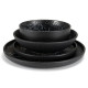 Тарілка глибока Holmer Volcano SP-01205-BD 20.5 см чорна