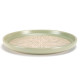 Тарілка десертна Holmer Herb DP-01205-GP 20.5 см оливкова