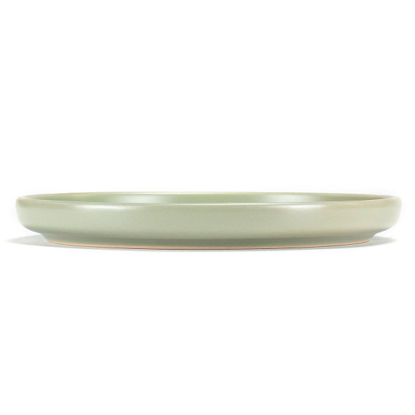 Тарілка десертна Holmer Herb DP-01205-GP 20.5 см оливкова