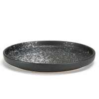 Тарілка десертна Holmer Volcano DP-01205-BD 20.5 см чорна