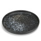 Тарілка десертна Holmer Volcano DP-01205-BD 20.5 см чорна