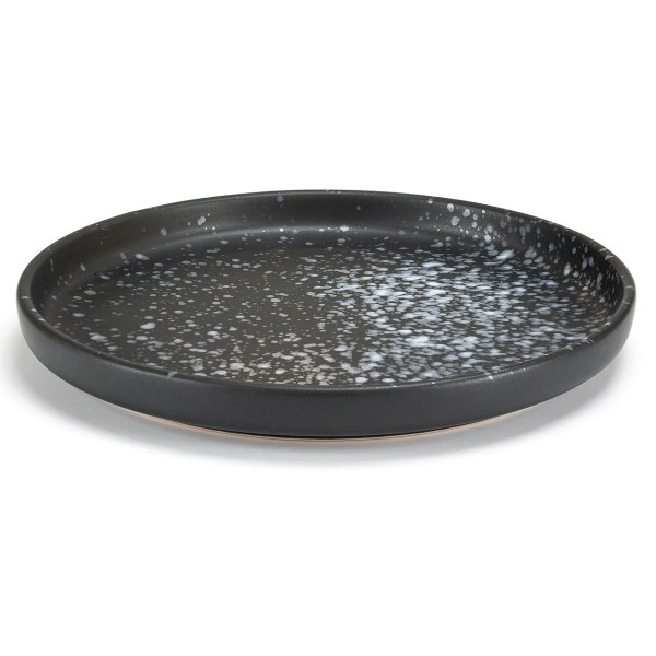 Тарілка десертна Holmer Volcano DP-01205-BD 20.5 см чорна
