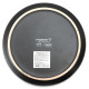 Тарілка десертна Holmer Volcano DP-01205-BD 20.5 см чорна