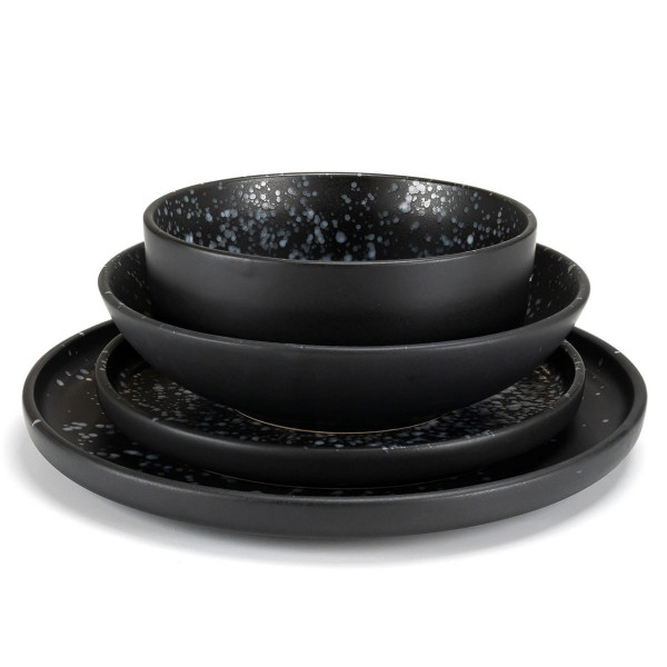 Тарілка обідня Holmer Volcano FP-01265-BD 26.5 см чорна