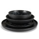 Тарілка обідня Holmer Volcano FP-01265-BD 26.5 см чорна