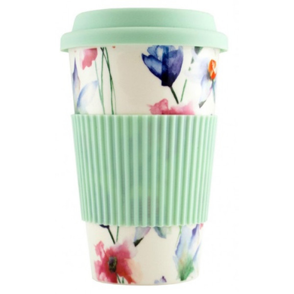 Кружка заварювальна з кришкою Keramia Flower Story 1 21-279-062 440 мл