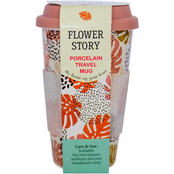 Кружка заварювальна з кришкою Keramia Flower Story 2 21-279-125 440 мл