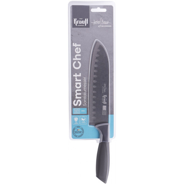 Ніж сантоку Krauff Smart Сhef 29-305-051 17.5 см чорний