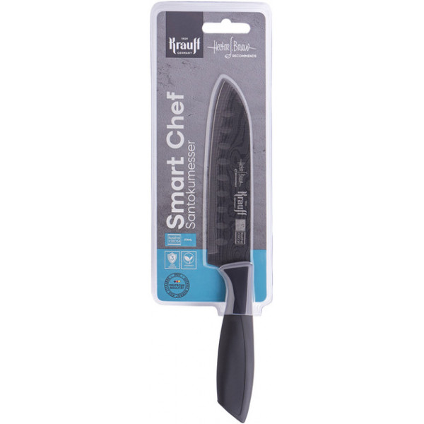 Ніж сантоку Krauff Smart Сhef 29-305-052 12.5 см чорний