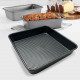 Форма для випікання квадратна Maestro MR-1114-24 24x24x4,5 см чорна