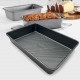 Форма для випікання прямокутна Maestro MR-1114-35 35,5x25x4,5 см чорна